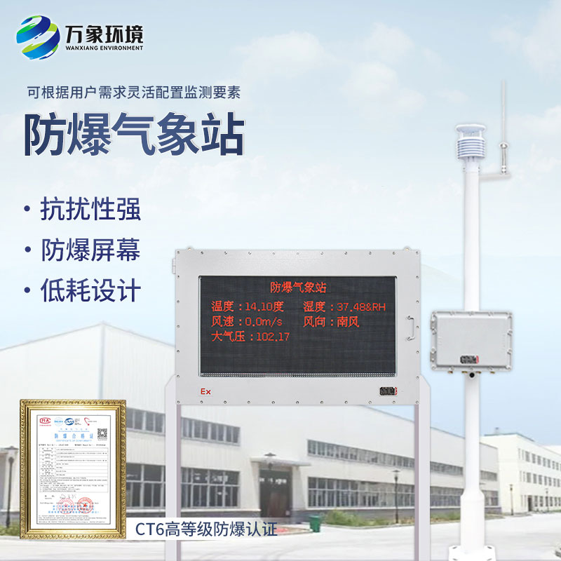 防爆工業(yè)小型氣象站可以用于哪些地方？