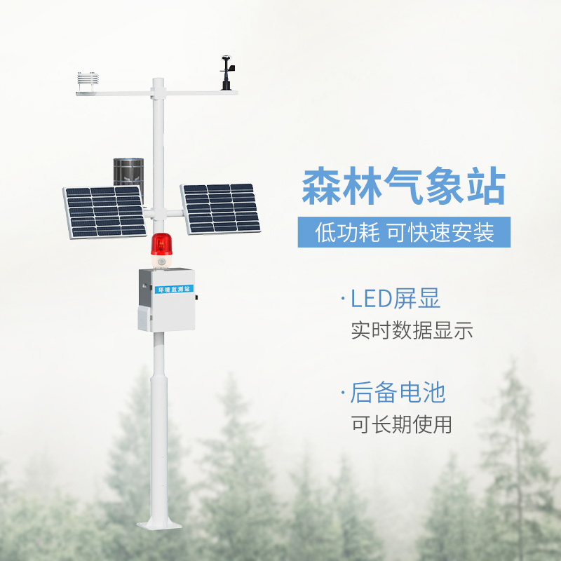 森林防火監測系統，森林保護需要這樣的氣象監測設備的幫助