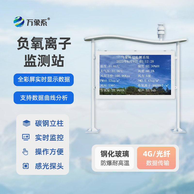 全彩屏負氧離子監測站