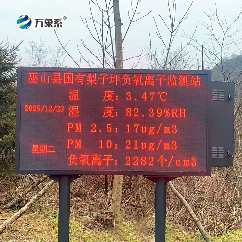 巫山縣國有梨子坪負氧離子監測站